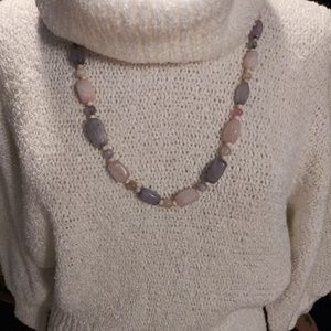 LAST DAY Vintage Stone Sweater Necklace